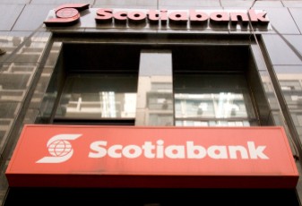 Une banque nouvelle ecossaise sur Santiago...